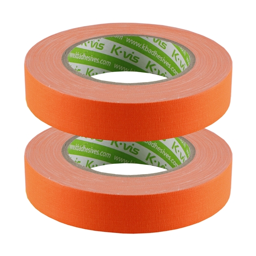 kvis 게퍼 개퍼 테이프 gaffer tape 형광오렌지 25mm x 25M, 2개 17,900원