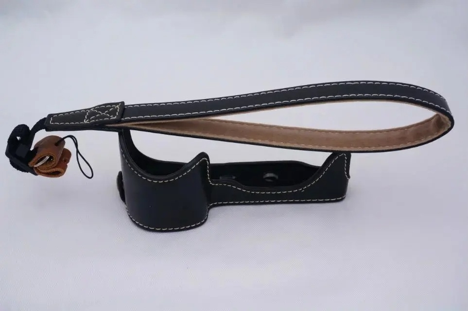 소니 A5000 A5100 가죽 케이스 스트랩, 1개, 블랙 26,500원