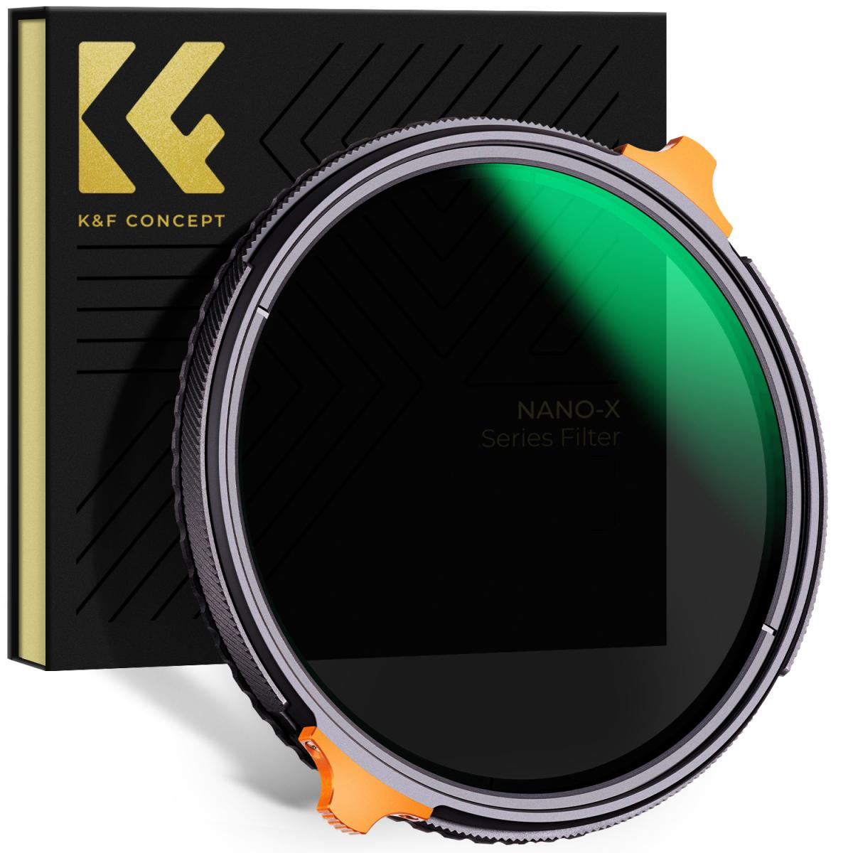 케이앤에프컨셉 NANO-X CPL + Fader ND4-ND64 가변필터 8K AGC Glass 67mm 126,500원