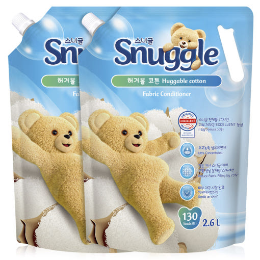 스너글 초고농축 섬유유연제 허거블 코튼 본품, 2.6L, 2개 26,900원