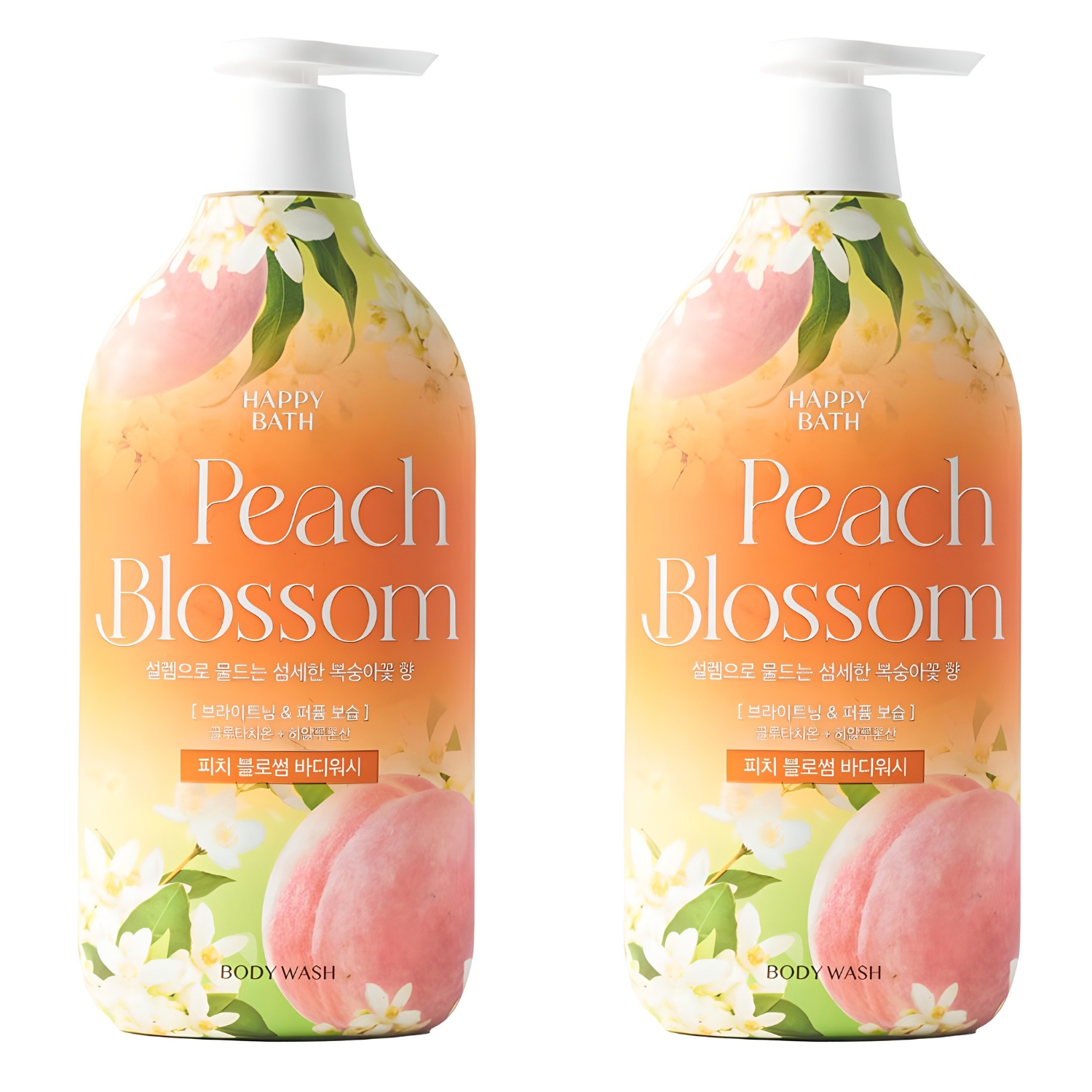 해피바스 피치 블로썸 바디워시 복숭아꽃향 11,680원