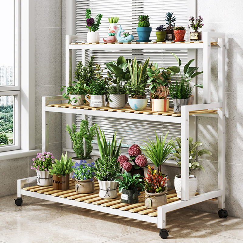 해피조슈아 거실 화분선반 화분 선반대 진열대 화분 받침대, 3단, 화이트 125,000원