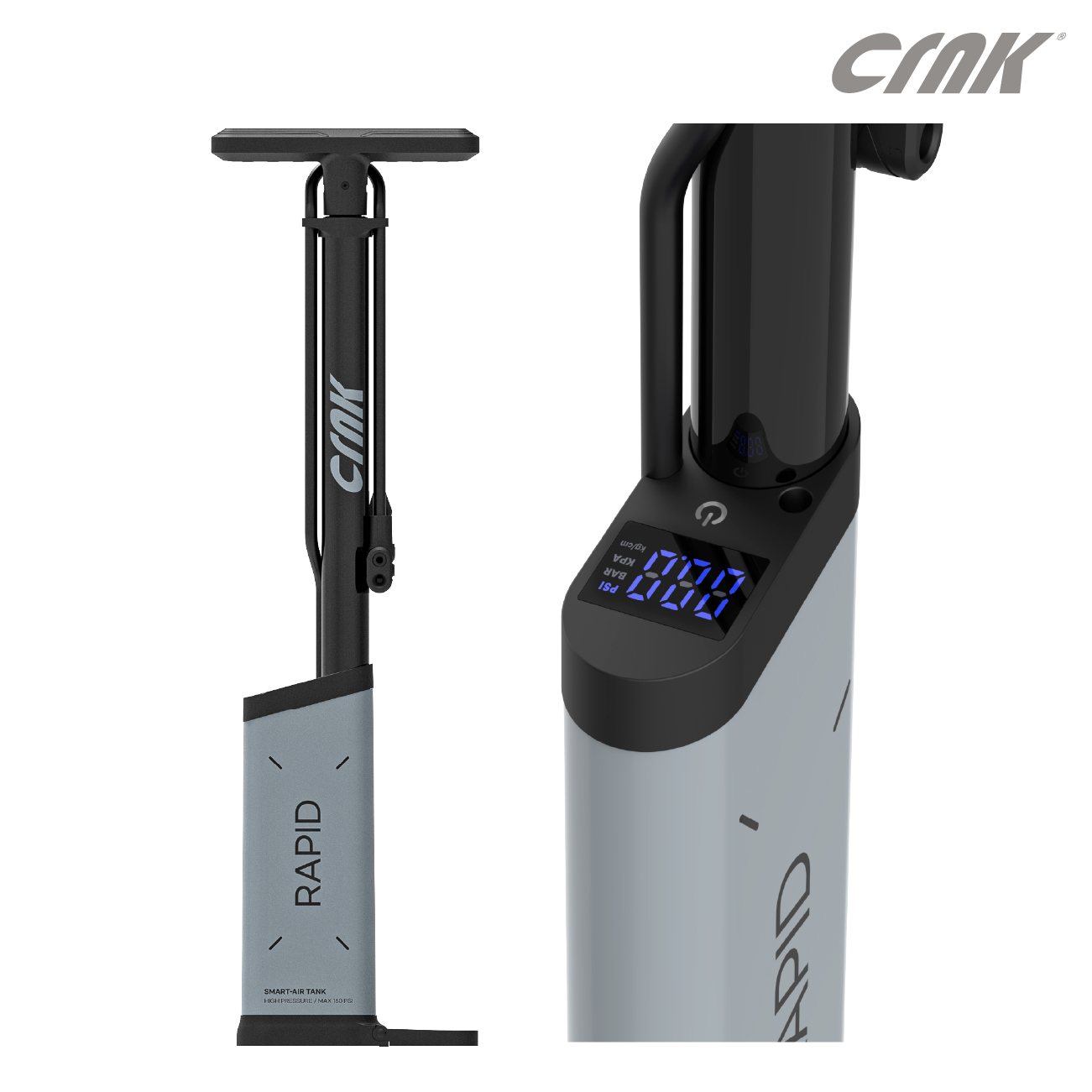 크랭크 라피드 고압력 스마트 디지털 계기판 에어 펌프 29,000원