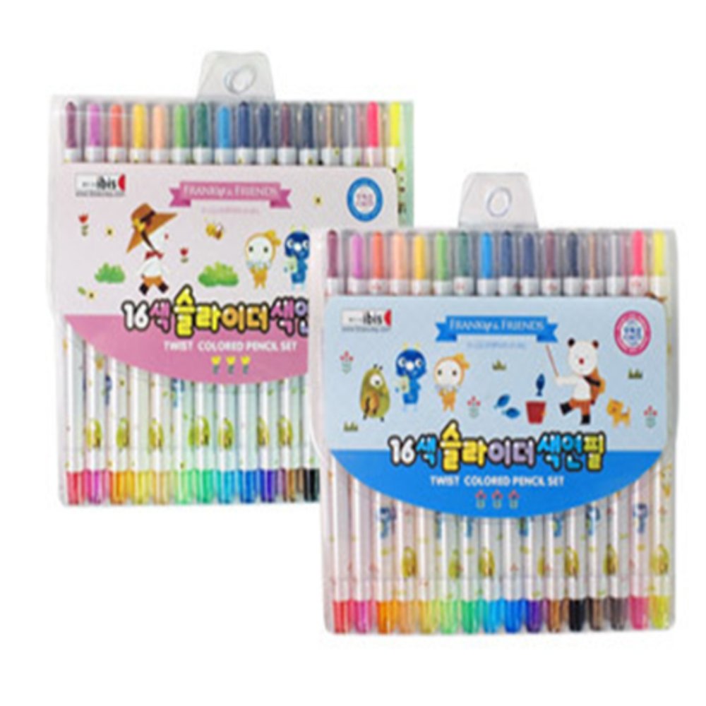 디피 아이비스 5500 16색슬라이더색연필 핑크 1박스 96개입 여학생색연필 377,540원