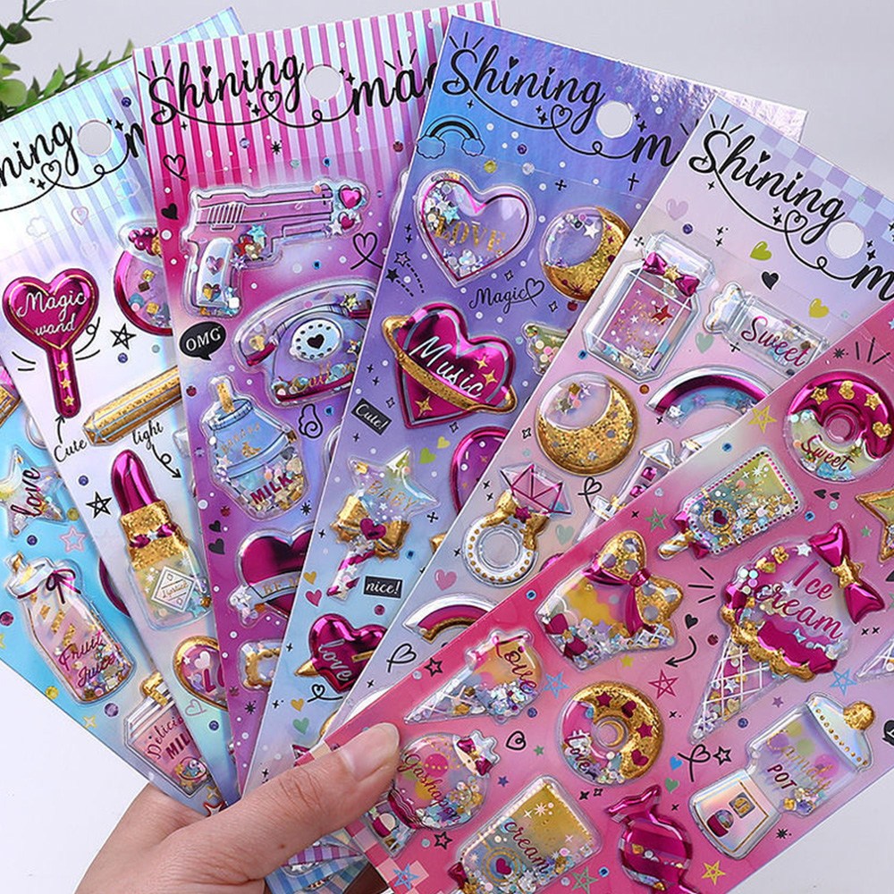 비바로싸 3D 입체 스티커 다이어리 꾸미기 다꾸 폰꾸 12종세트 18,900원