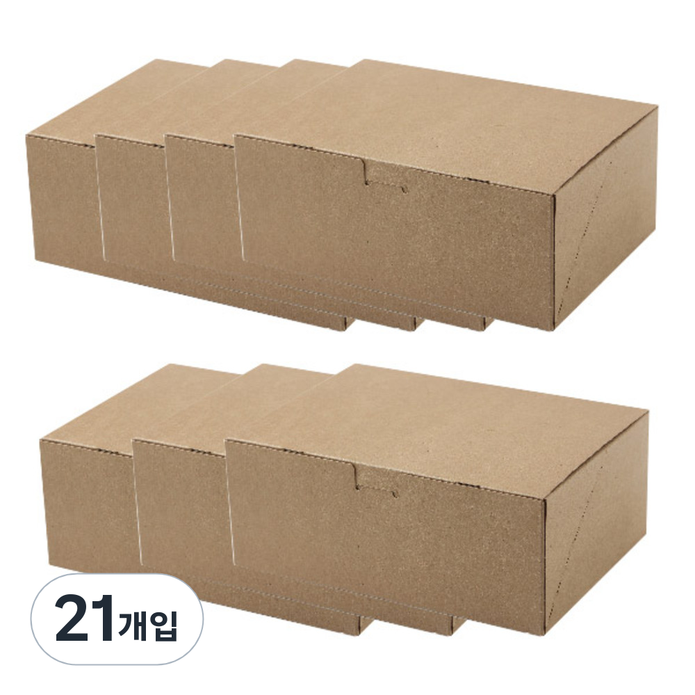 이홈베이킹 튼튼한 원터치상자 크라프트 소, 단일 색상, 21개입 18,300원