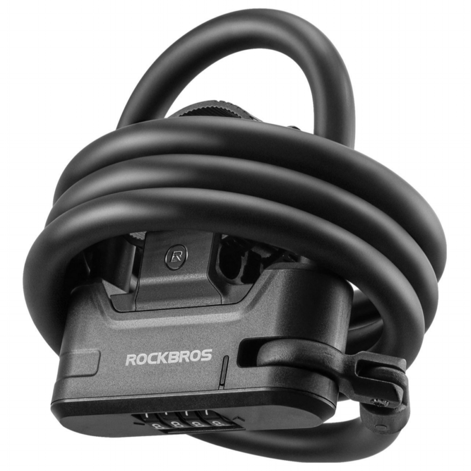 락브로스 킥보드 번호 자물쇠 자전거 자물쇠,거치대 포함 세트, 블랙, 1개 19,630원