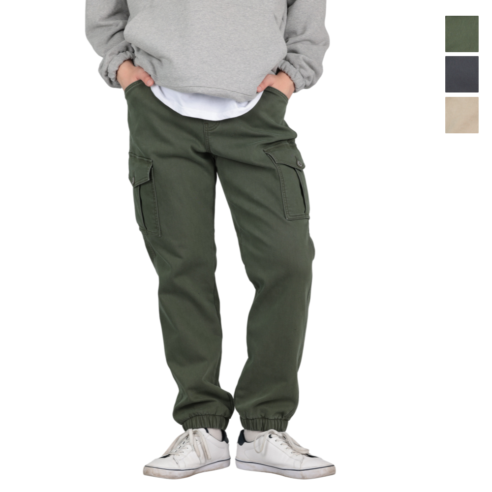 남자 기모 카고바지 밍크퍼 기모 본딩 조거팬츠 35,800원