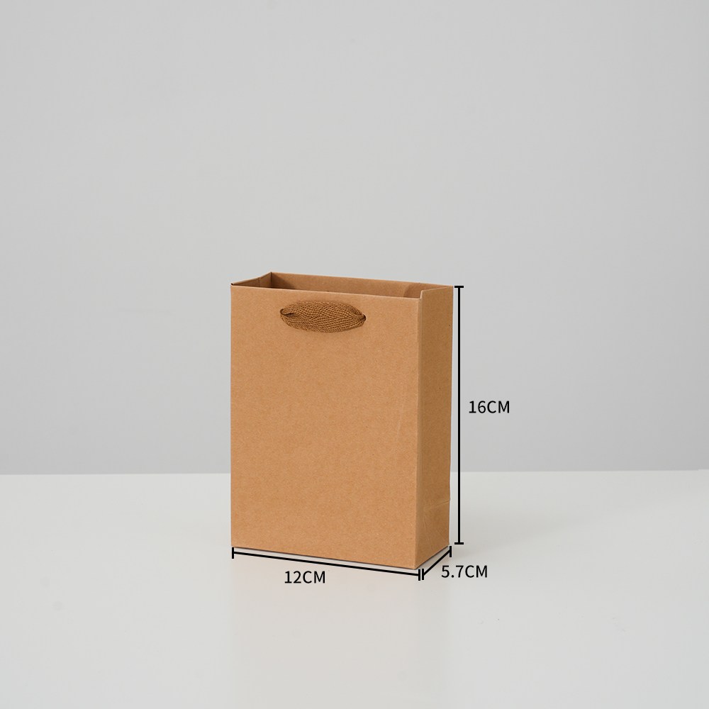 50장 두꺼운 크라프트 종이가방 고급 쇼핑백 튼튼한 종이쇼핑백 대형 무지 선물 미니 인쇄 제작 정사각 어젠다, 두꺼운 크라프트 종이가방 특소 (12x5.7x16), 50개 14,900원