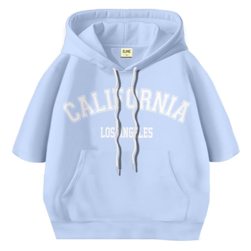 국산 반팔 후드티 캘리포니아 오버핏 남녀공용 특양면 무지 빅사이즈(~2XL) 23,900원