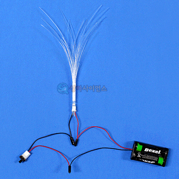 3색 LED 광섬유 만들기(광섬유원리) RSA 3,100원