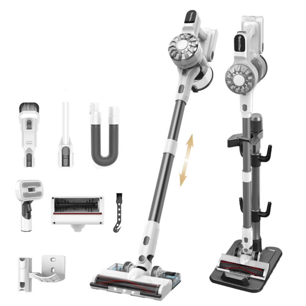 2025년형 Teendow 차이슨 무선청소기 스틱형 가성비 원룸 청소기+물걸레 키트+반려동물 펫브러쉬+침구 브러쉬 104,300원