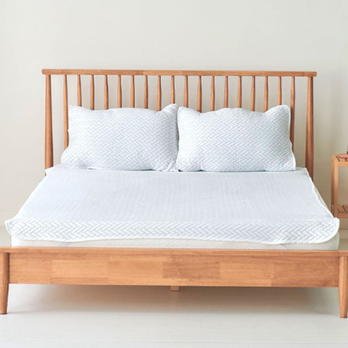 쿨펭귄 냉감패드 100% 정품 프리즌 쿨원단 슈퍼싱글/퀸사이즈 여름 듀라론 냉감매트, 쿨매트, 화이트 50,290원