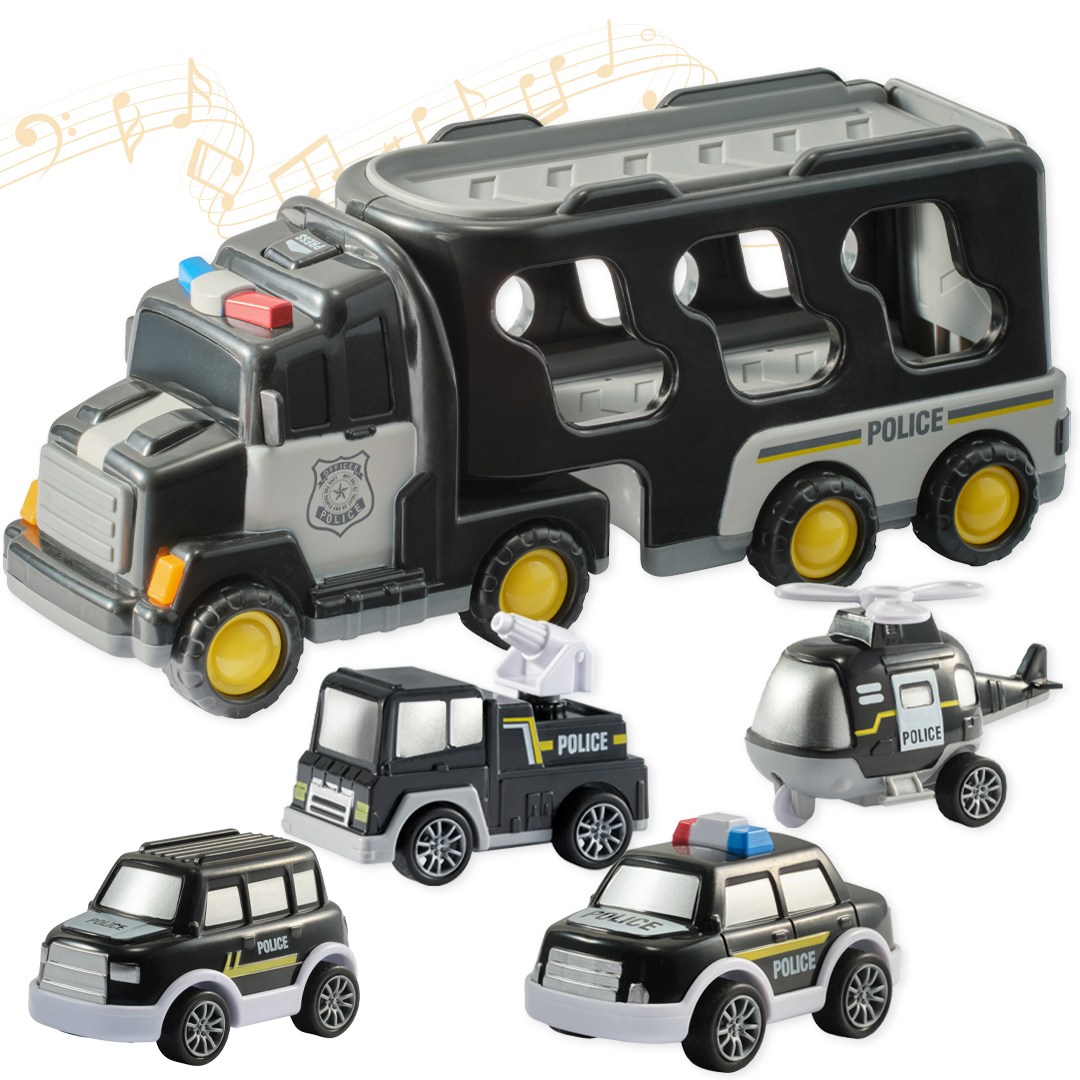 레디앤조이 소방경찰 트럭 미니자동차 장난감, 1세트, 경찰차 22,900원