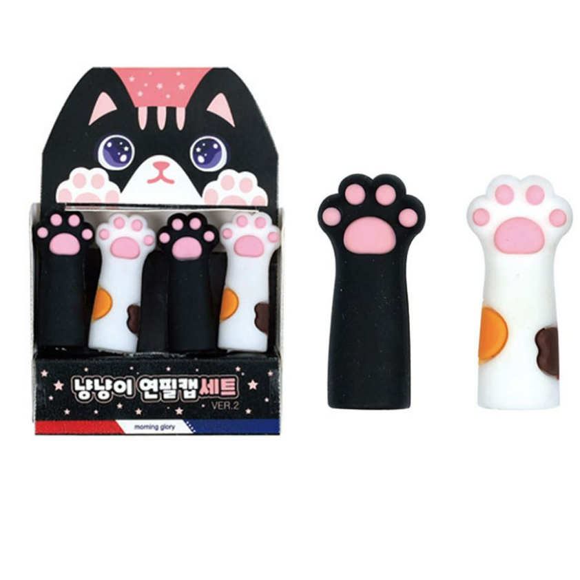 모닝글로리 냥냥이 연필캡 4p 세트 Ver.2 28,500원