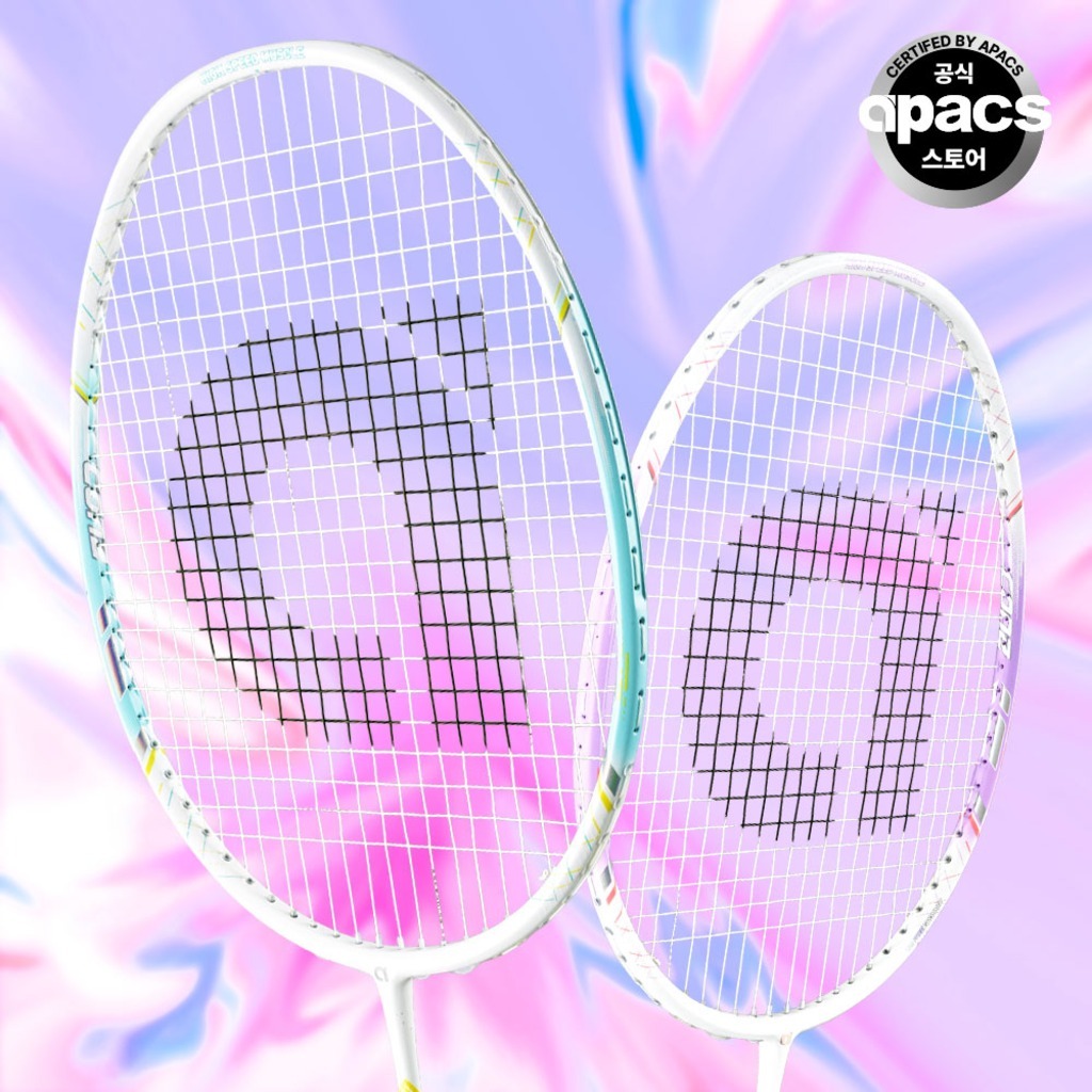 아펙스 하이컨즈 555 올라운드 스피드형 배드민턴라켓 줄없음, 1개, 화이트민트_5U 99,000원