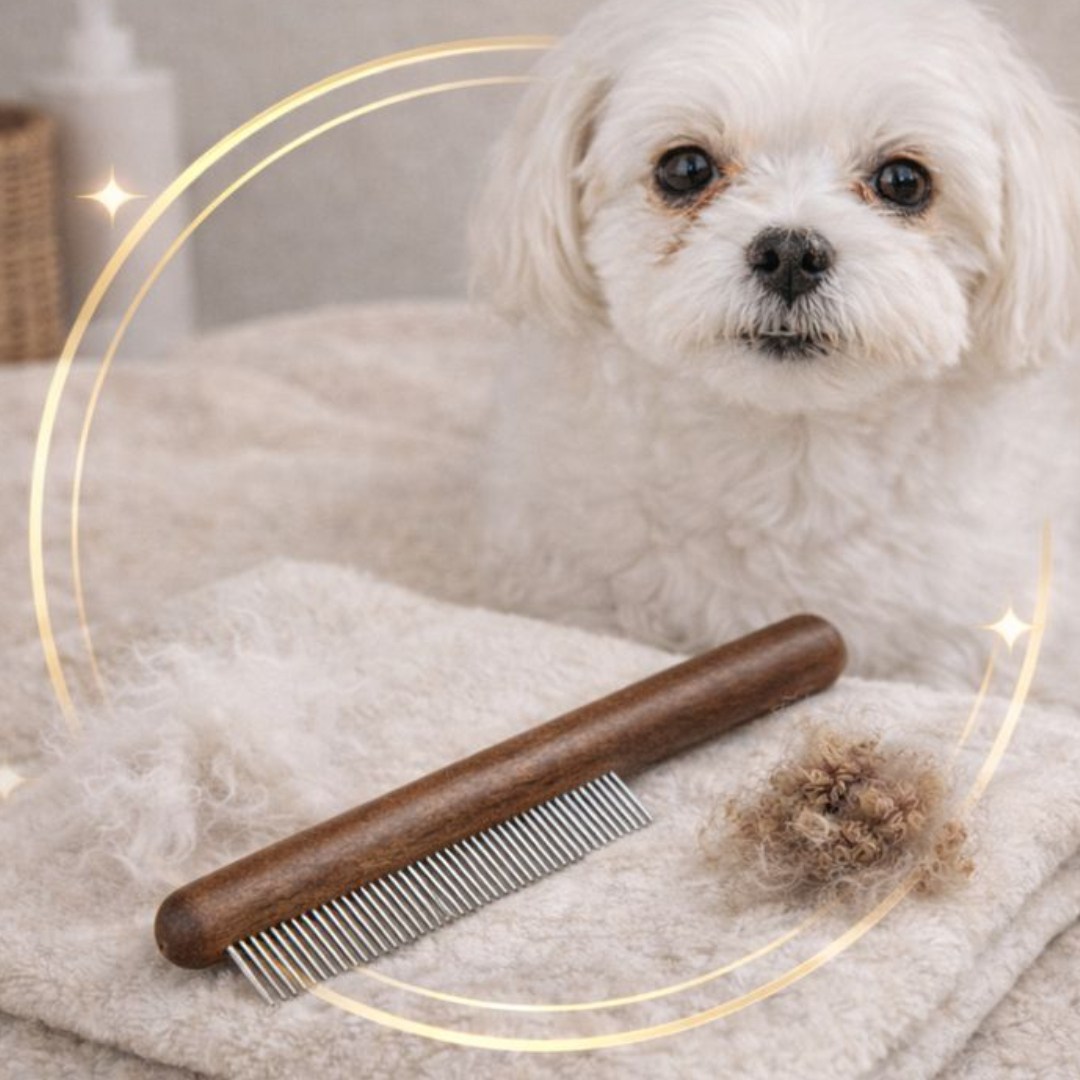 지구오필리아 강아지 눈꼽 빗 눈꼽관리 촘촘한 일자빗, 1개, 우드 2,000원