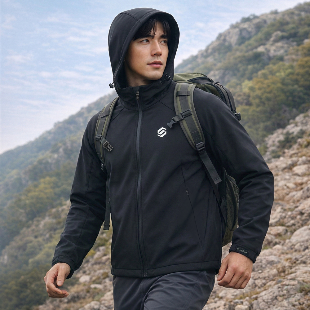 스타일엣지 남녀공용 소프트쉘 바람막이 자켓 등산 방풍 경량 윈드브레이커 56,800원