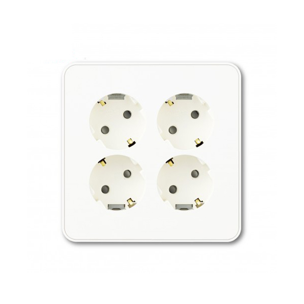 진흥 J시리즈 무로고 화이트 4구 콘센트, 10개 56,000원