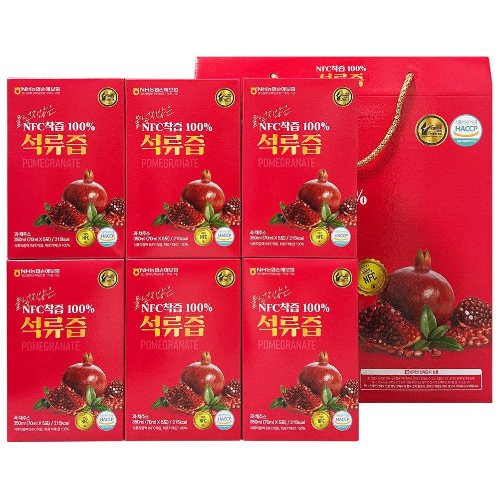 더존건강 NFC 착즙 100% 석류즙 석류착즙액, 2.1L, 1 15,900원