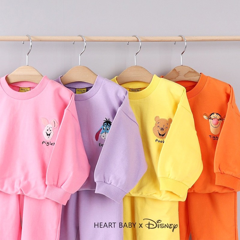 디즈니 푸우와친구들 자수 상하복 세트 HBB 유아동 옷 28,800원