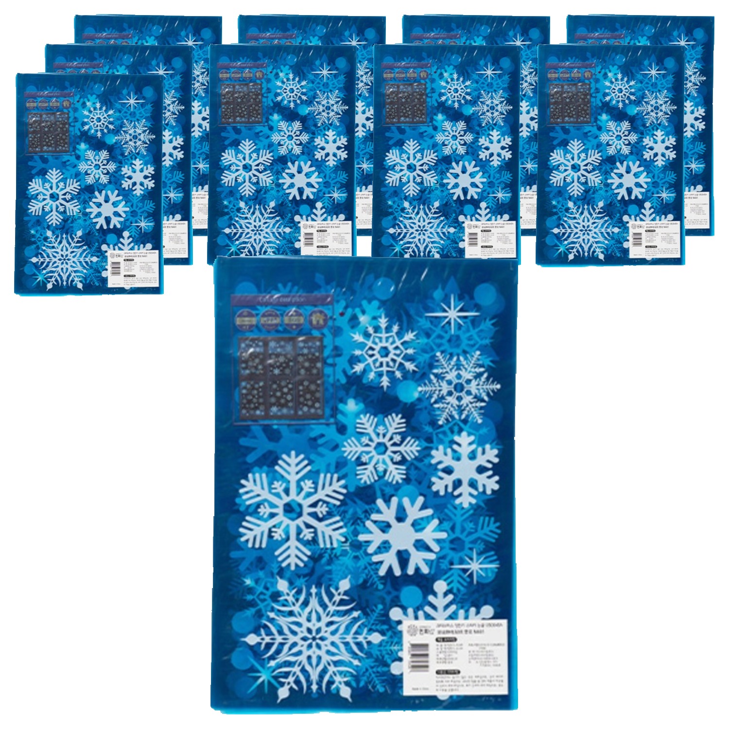 민화샵 크리스마스 정전기 스티커 눈꽃 I250045A 63,000원