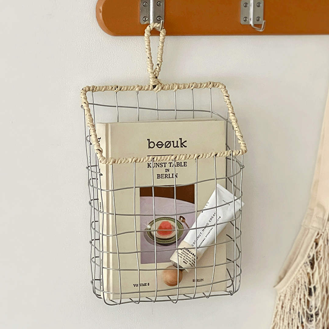 데미무드 코티 철제 과일 바구니 다용도 벽걸이형 바스켓 15,400원