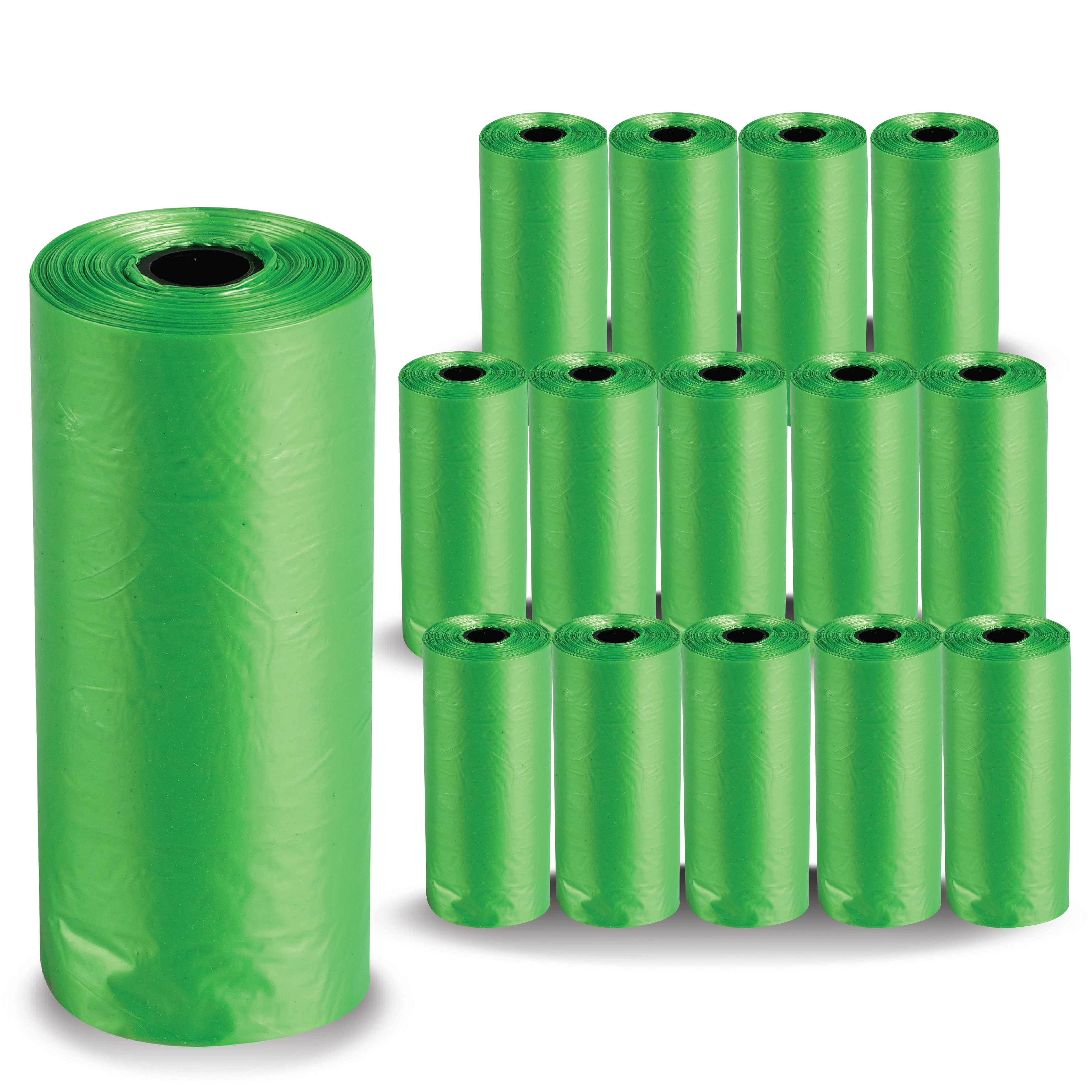 멍냥 강아지 배변봉투 리필형, 그린, 20개입, 15개 7,100원