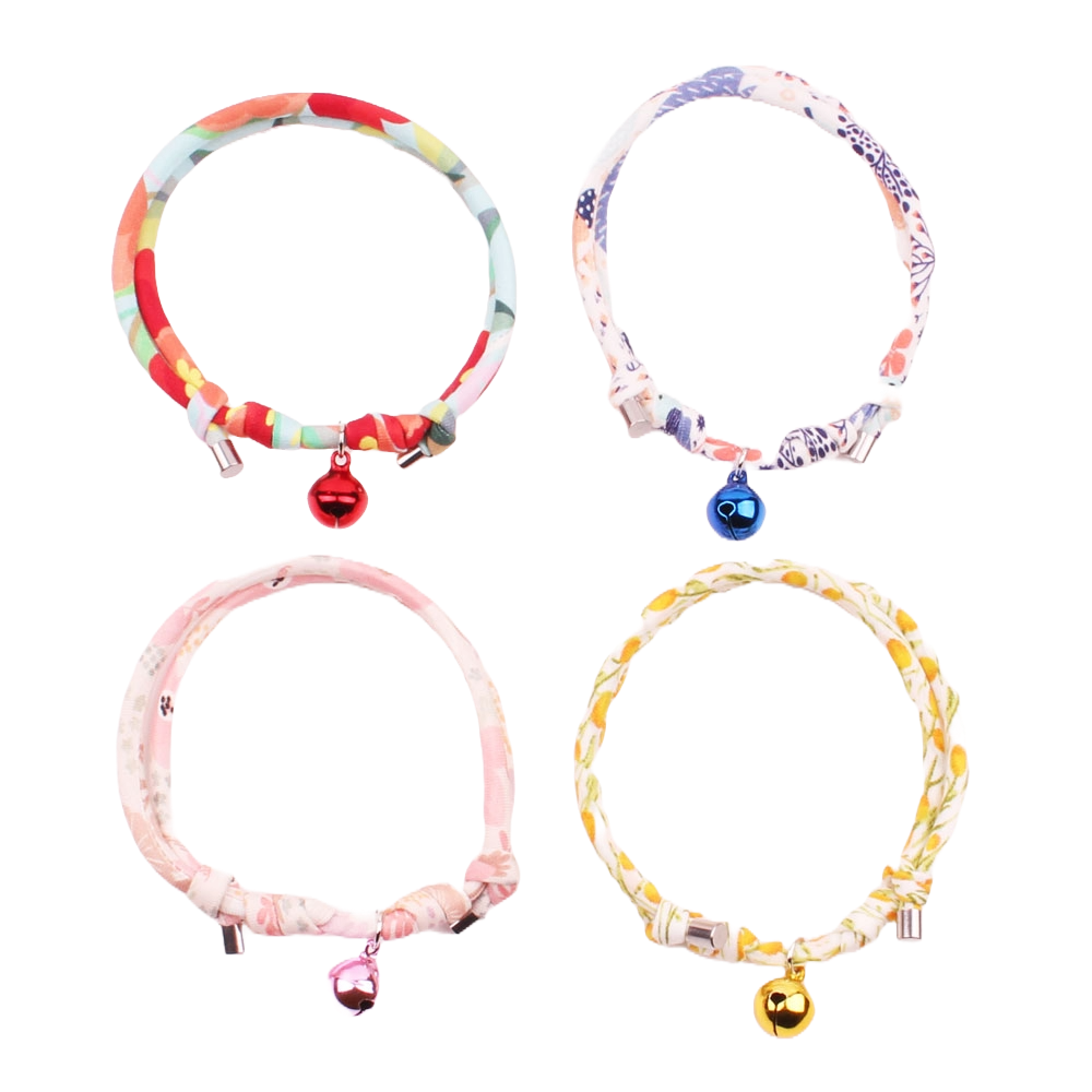 하니펫 반려동물 예쁜 면매듭A 방울 목걸이, 1개, 핑크 6,900원