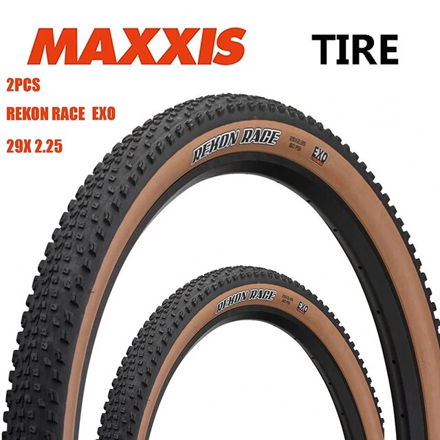 자전거 타이어  MAXXIS 레콘 레이스 EXO 와이어 29 인치 블랙 커피 사이드 MTB 29x25275x225 Maxxis 2 개 91,500원
