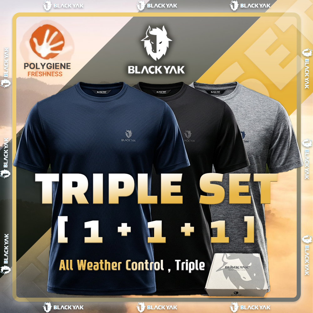(빅사이즈+)블랙야크 1+1+1 기능성티셔츠 B트리플라운드(남녀공용) 반팔 등산 헬스 운동 스포츠 아웃도어 49,000원