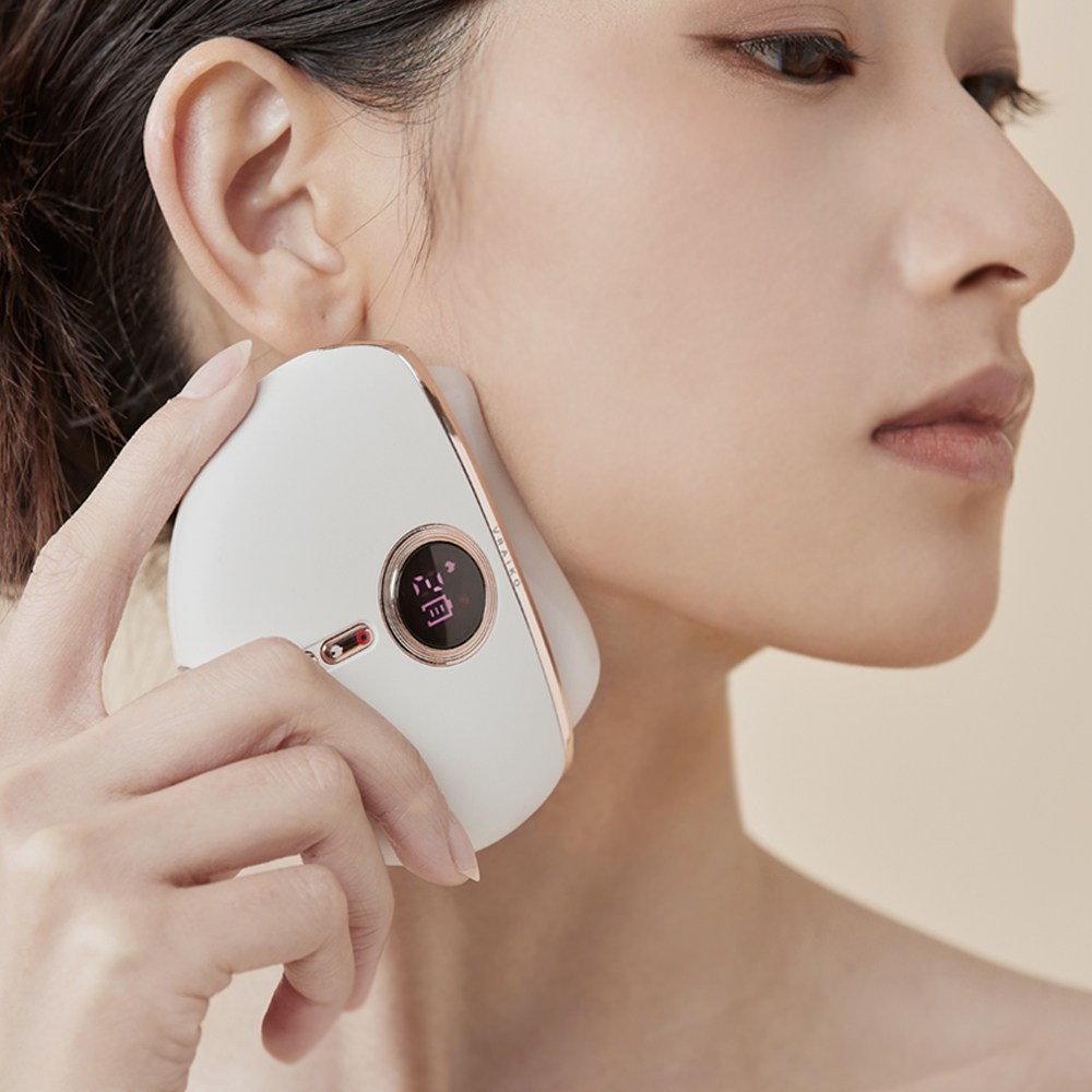 웰테크 정품 아이돌 슬림핏 뷰티디바이스 LED+천연옥 괄사 마사지기, LV2025 59,000원