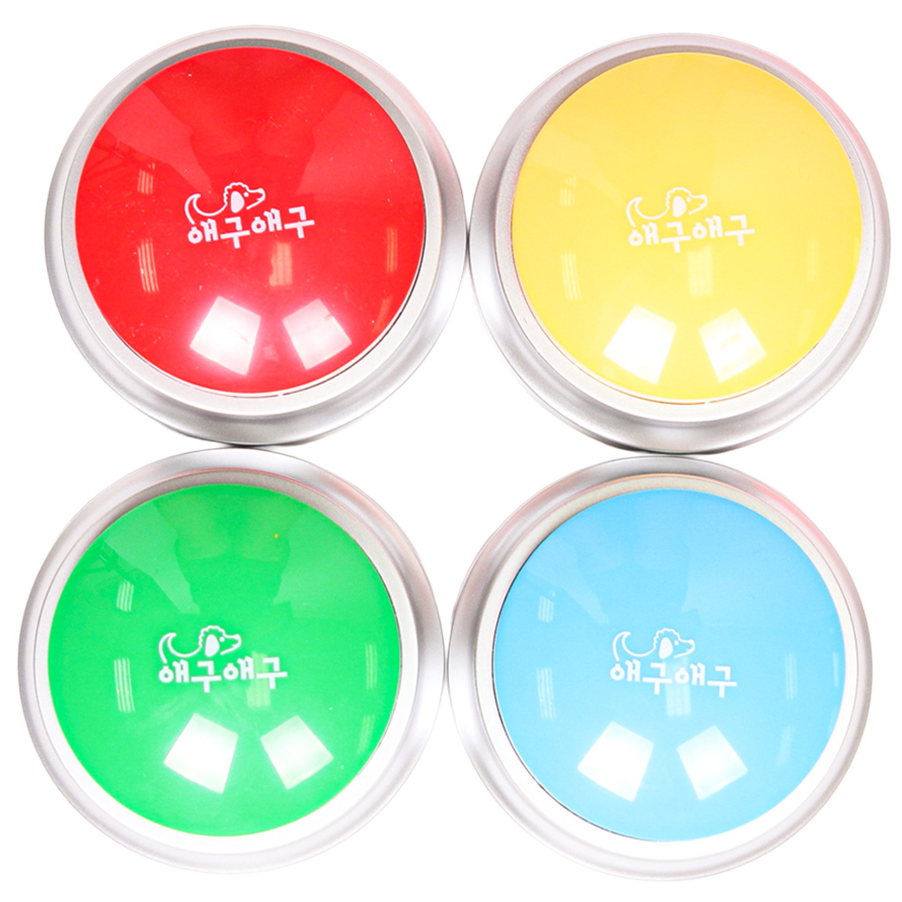 애구애구 강아지 버튼 훈련 녹음벨 마카롱벨 단품, 03.블루, 1개 8,400원