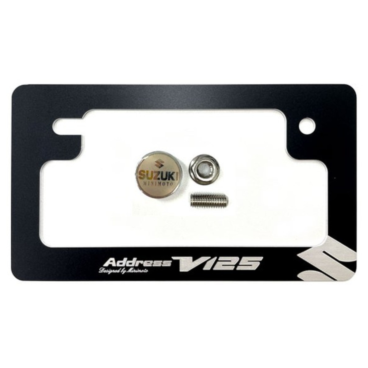 오토바이 튜닝 번호판 할리데이비슨 스즈끼 어드레스 V125 넘버판 가드 튜닝, 1개 25,000원