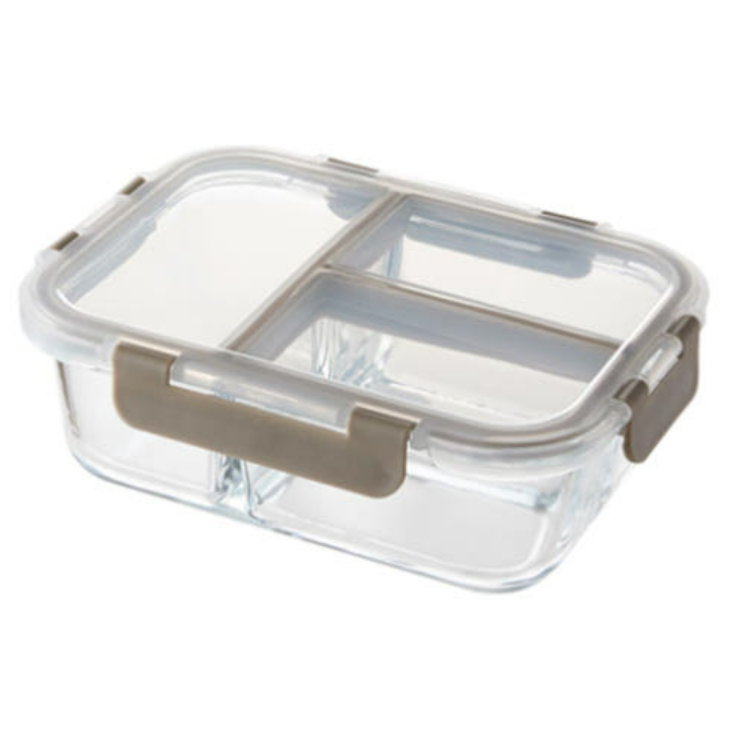 락앤락 3칸 유리 밀폐용기 직사각 1040ml LLG458 31,500원