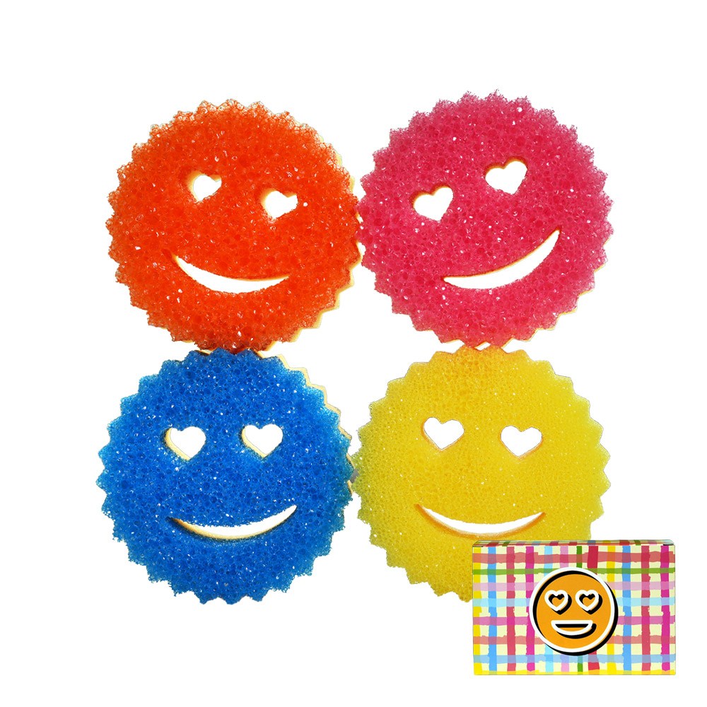 엠플리 스마일 수세미, 4개, 1세트, 현재가 9,280원