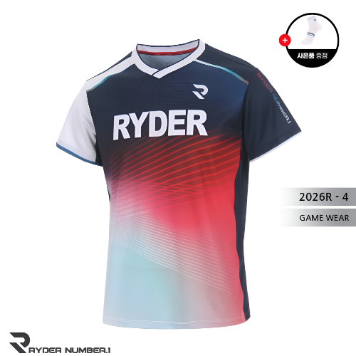 라이더 배드민턴 게임웨어 티셔츠 2026R-4 55,000원
