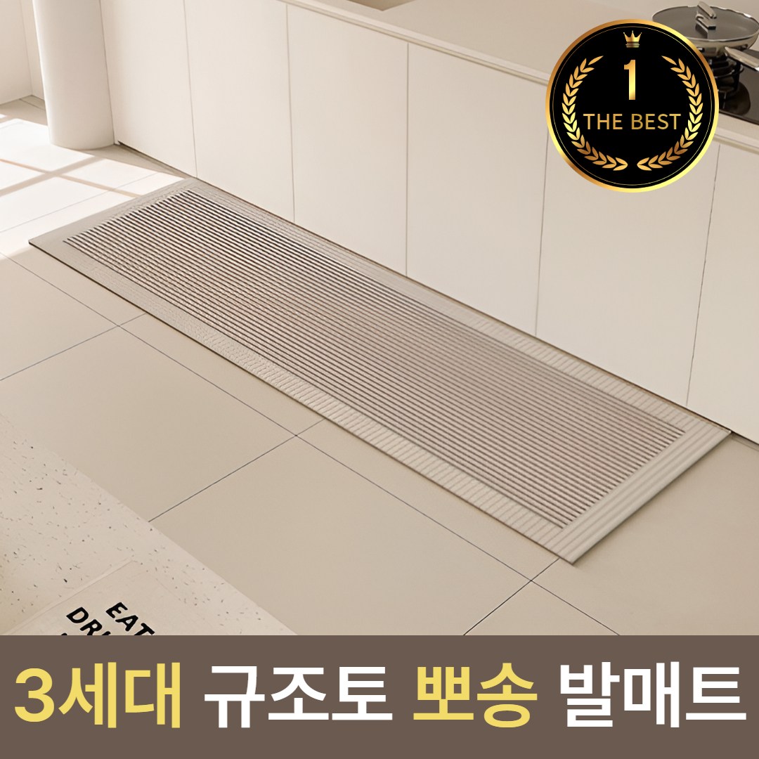 라온리코 모던 3세대 빨아쓰는 뽀송 규조토 발매트 미끄럼방지 22,600원