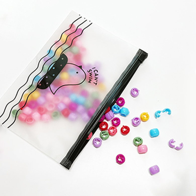 미다미 100개세트 디스코핀 지퍼팩 알록달록 미니집게핀 7,900원