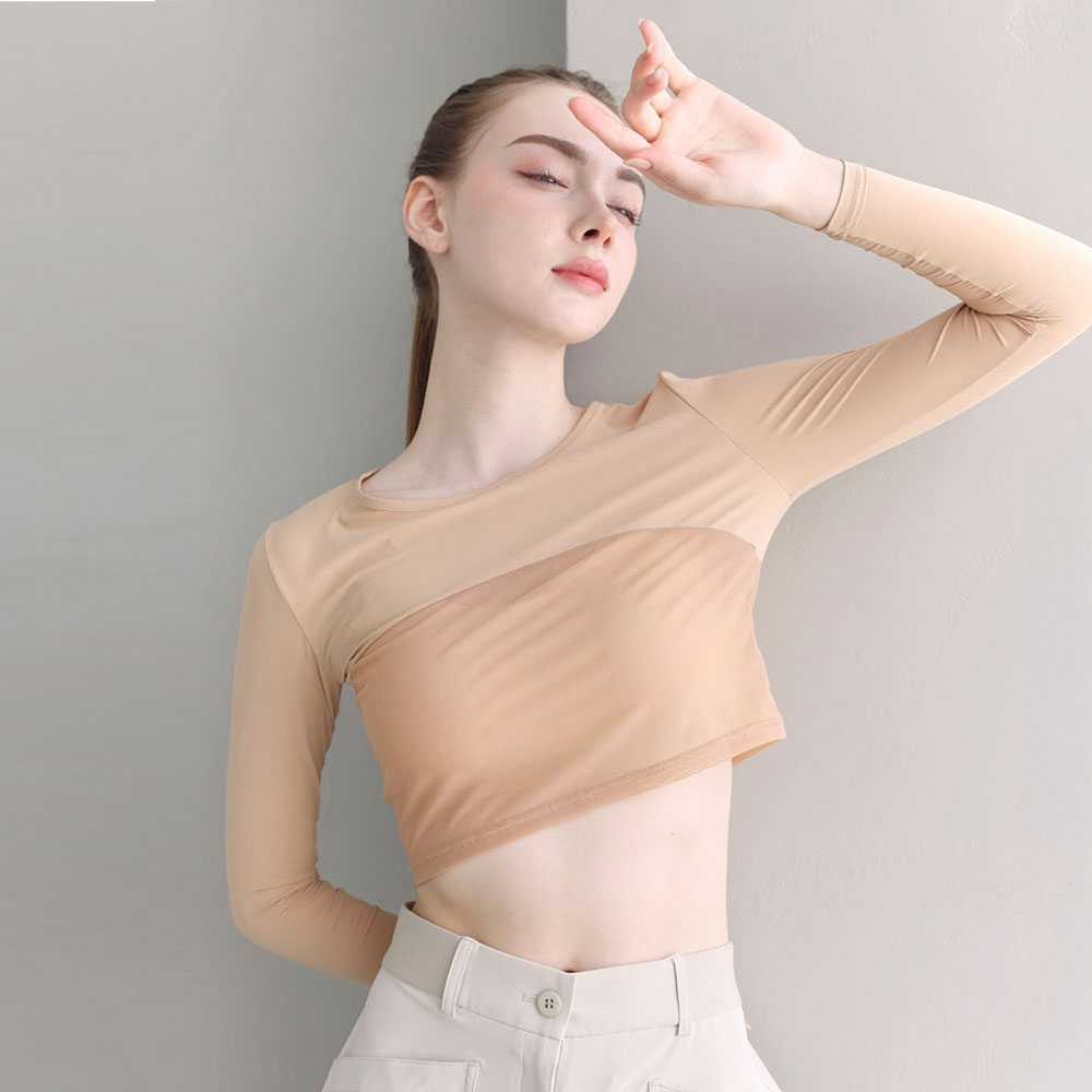 엠엠스포츠 여성 자외선차단 냉감 기능성 메쉬 골프 볼레로 이너웨어 22,900원