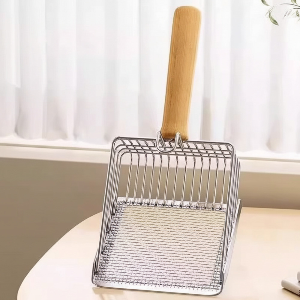 프리미어브릿지 2 in 1 스테인레스 고양이 모래삽 6,850원