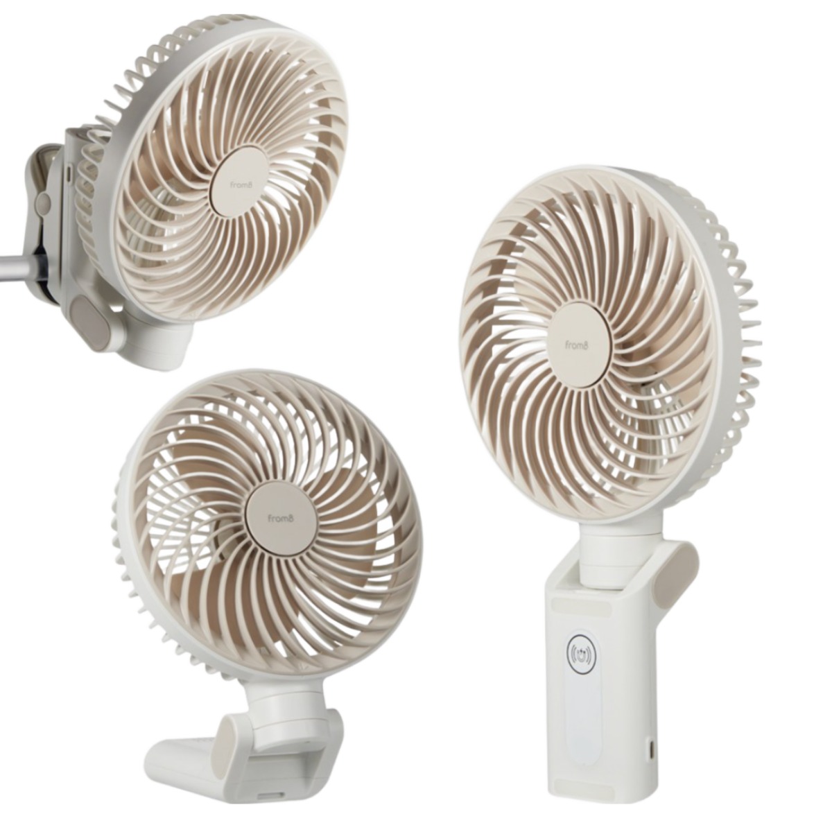 프롬비 윈드스핀 빅팬 자동회전 무선 휴대용 집게형 탁상용 자석 선풍기 FG259 59,800원