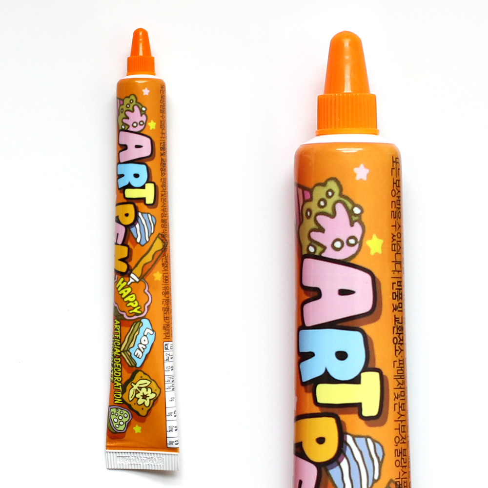 해피타임 초코펜 아트펜 오렌지, 20g, 1개 850원