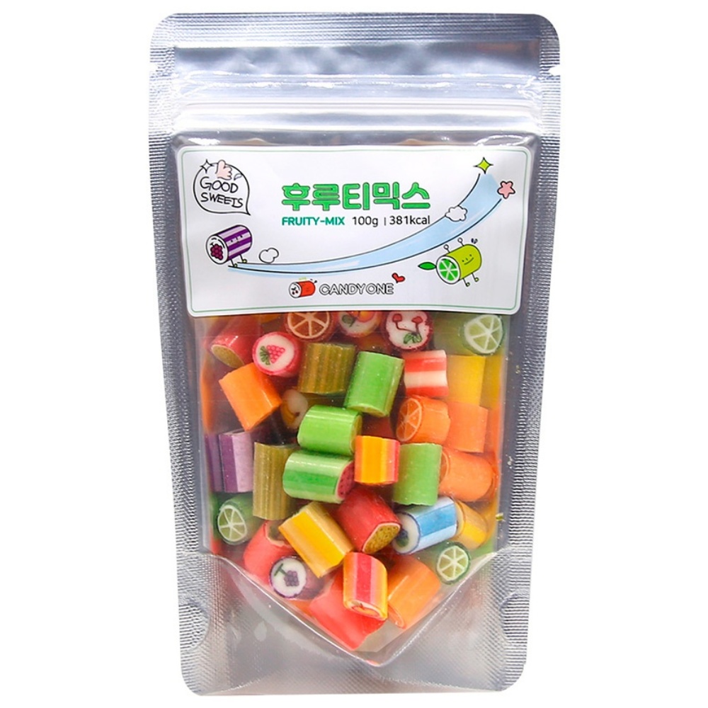 후루티믹스 100g 팩 수제캔디 수제사탕 과일맛사탕, 100g, 1개 12,000원
