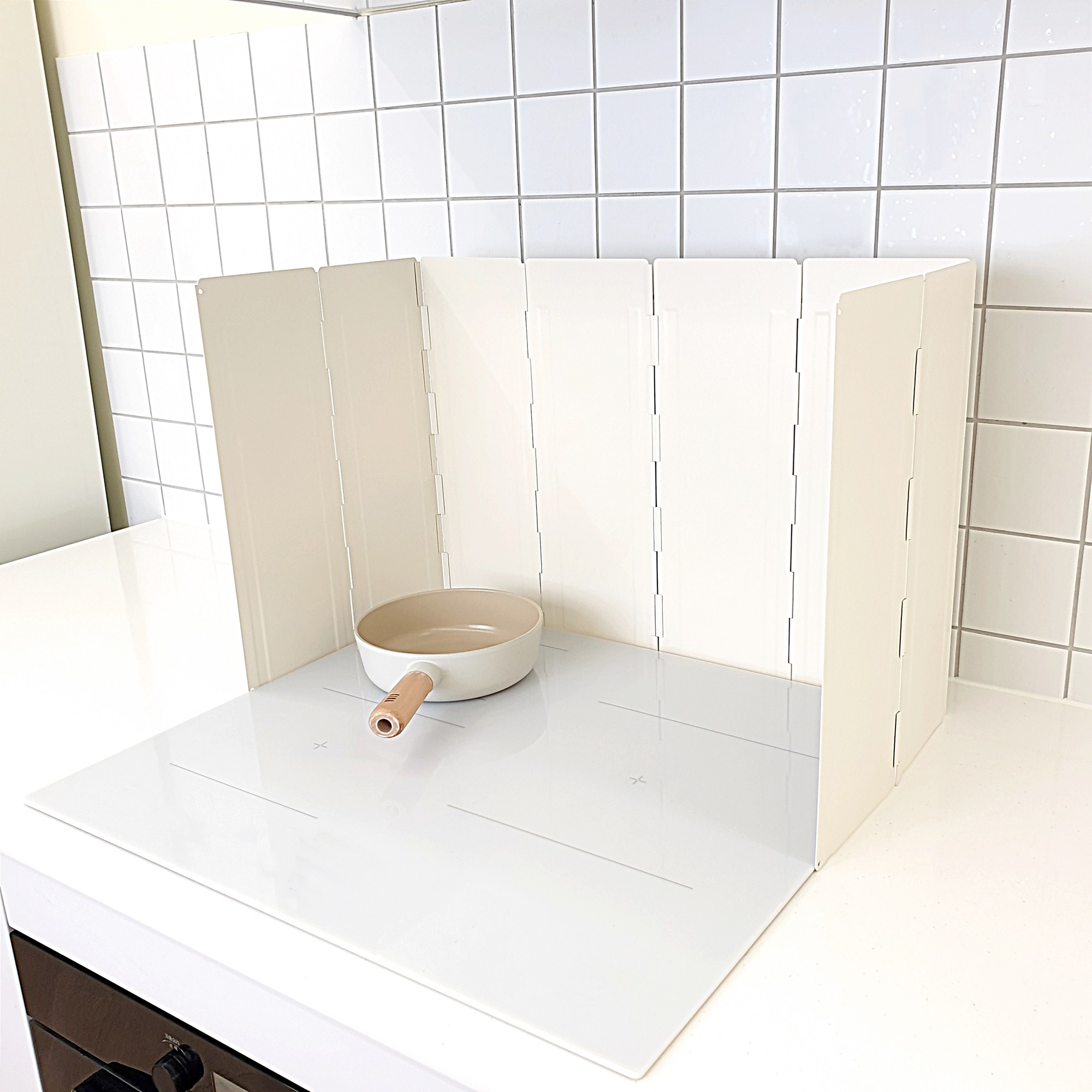 클렌 가스렌지 가림막 기름튐방지 렌지 가드 8P 아이보리 + 보관파우치 15,500원