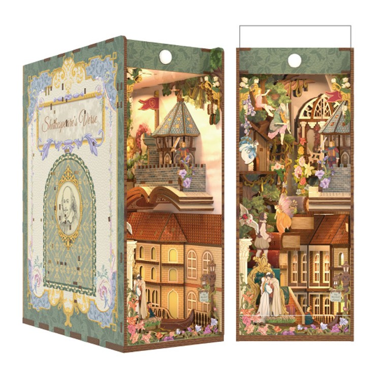 핸즈크라프트 diy 미니어처 하우스 북눅 북엔드 셰익스피어의 노래 57,000원