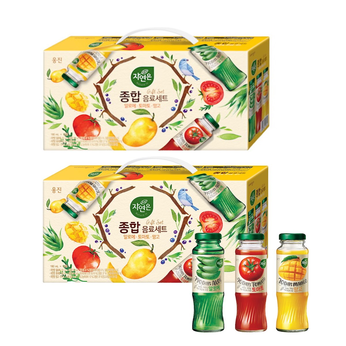 [웅진] 자연은 종합음료세트 180ml 24병 15,200원