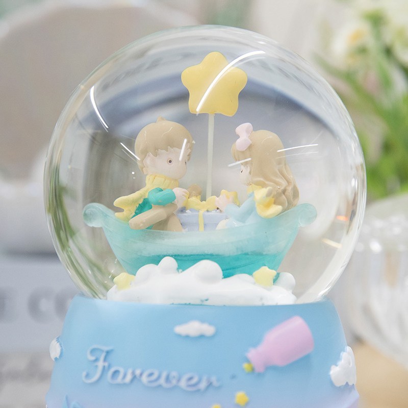 머레이 크리스탈 스노우 오르골 크리스마스 워터볼 오브제 인테리어소품 장식품 선물, 어린왕자 21,900원