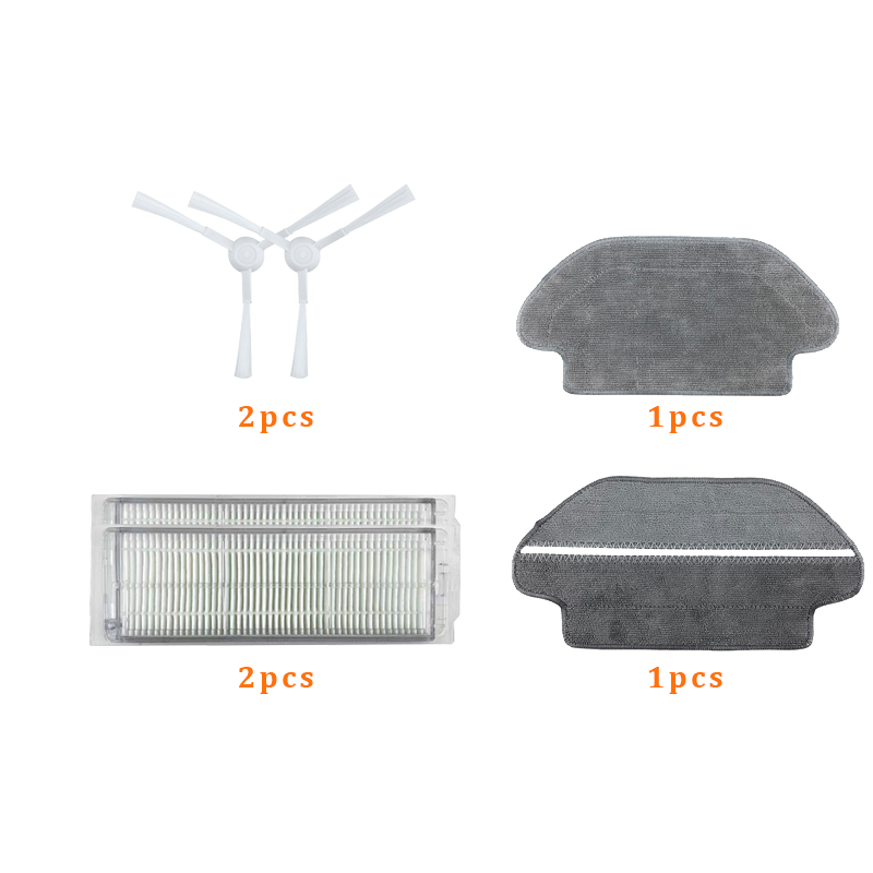 Xiaomi Mijia Stytj02ym 3C SE 2S S10 B106GL S12 T12 진공 로봇 HEPA 필터 롤러 브러시 사이드 브러시 헝겊 메인 브러시 액세서리에 적합 10,000원