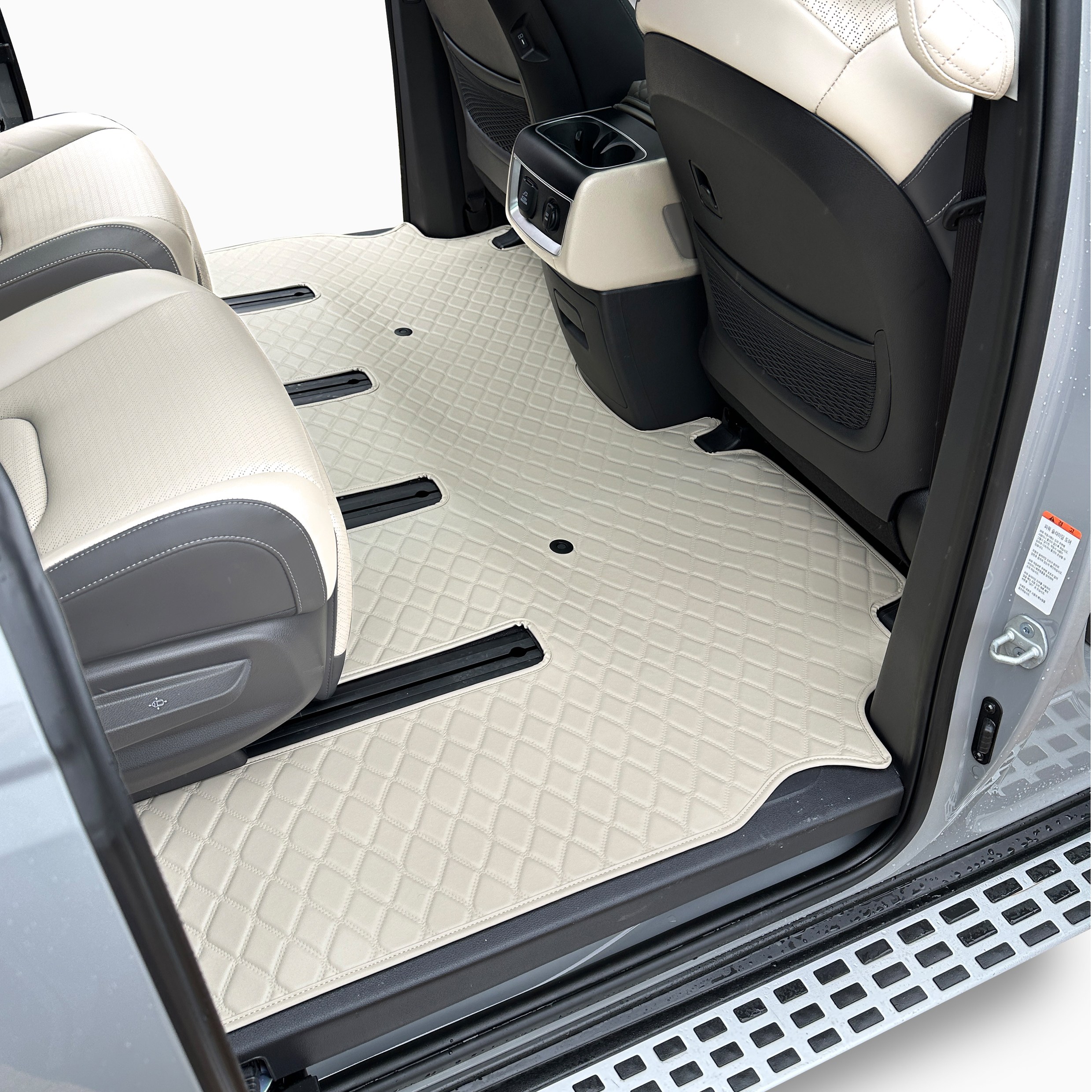 스위카 올뉴 더뉴 카니발 5D 모노륨매트 7인승 매트 장판시공 효과, 브라운, 올뉴(더뉴)카니발 7인승 194,000원